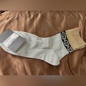 NWT Gucci glitter socks. size medium.